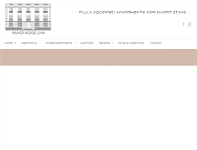 Tablet Screenshot of manorhouselima.com